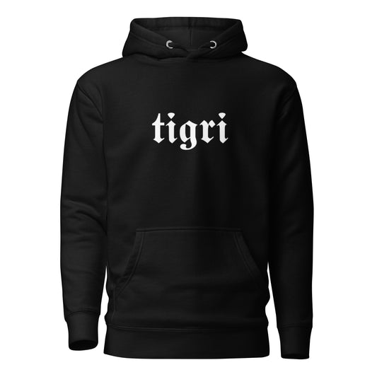 tigri hoodie black